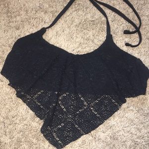 Never worn black bikini top